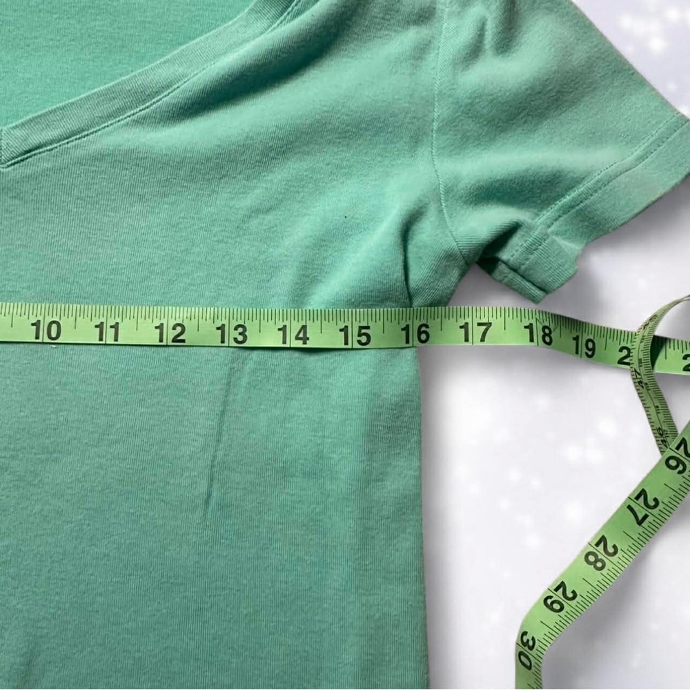 Splendor Women's Blue/Green Basic Top - Picture 4 of 6